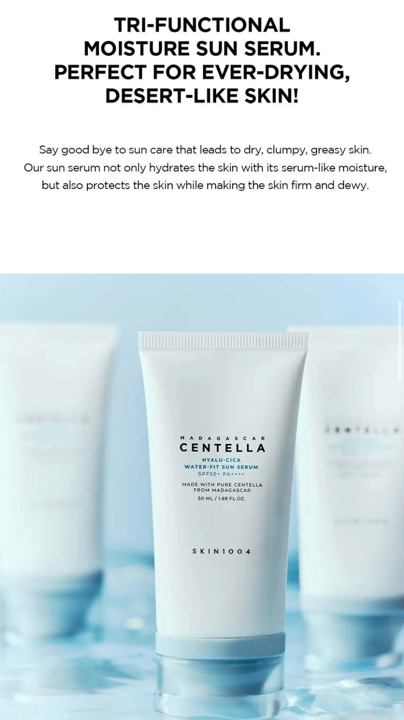 SKIN1004 - Madagascar Centella Hyalu-Cica Water-Fit Sun Serum Mini