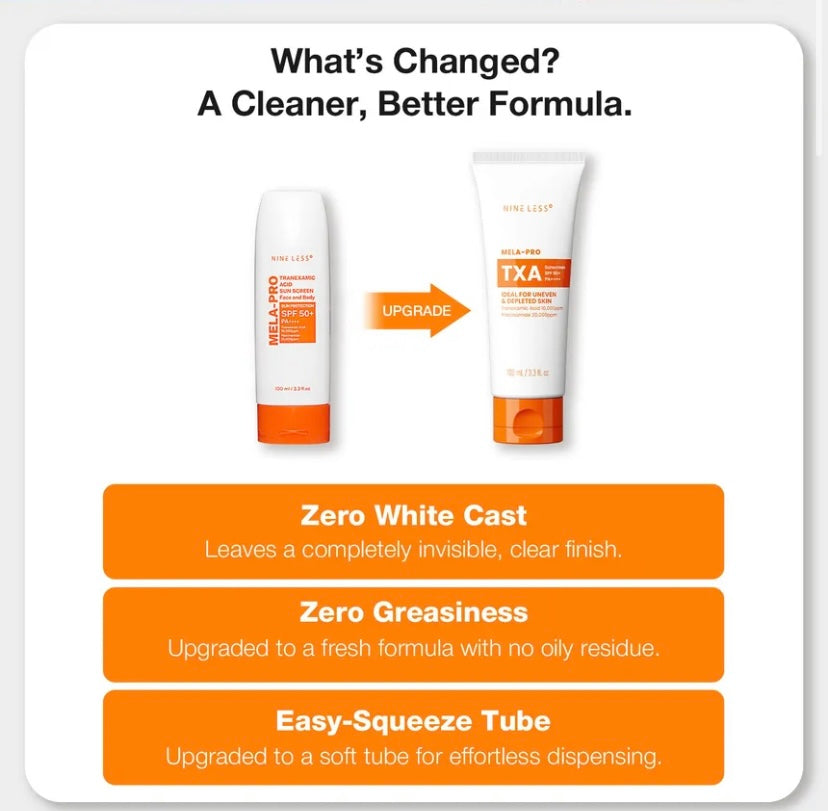NINELESS - Mela-Pro TXA Sunscreen