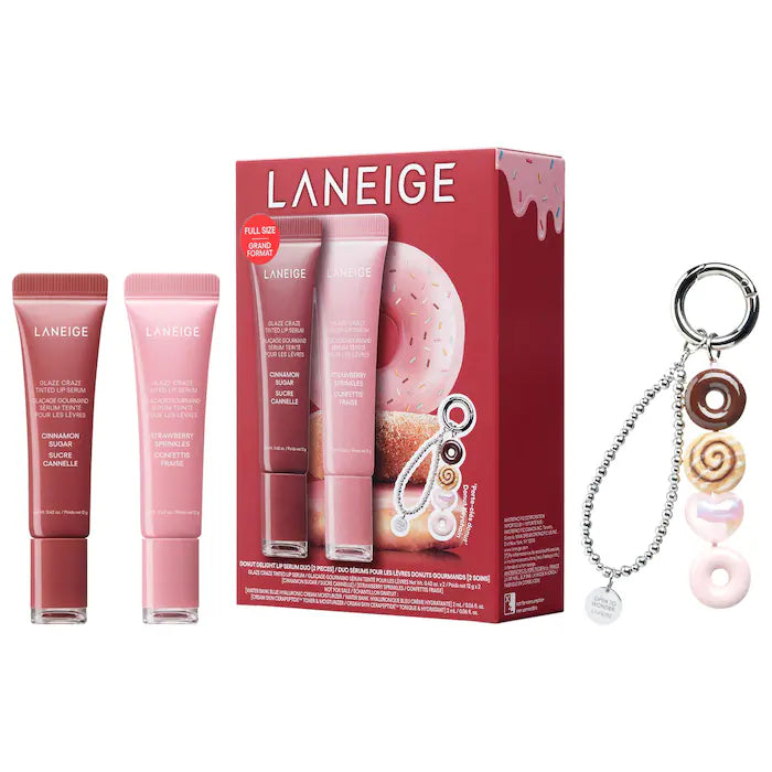 LANEIGE
Glaze Craze Donut Delight Hydrating Tinted Lip Serum Duo