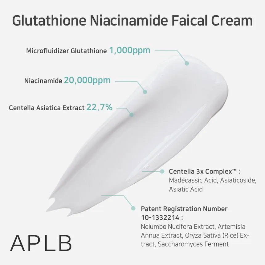 APLB - Glutathione Niacinamide Facial Cream