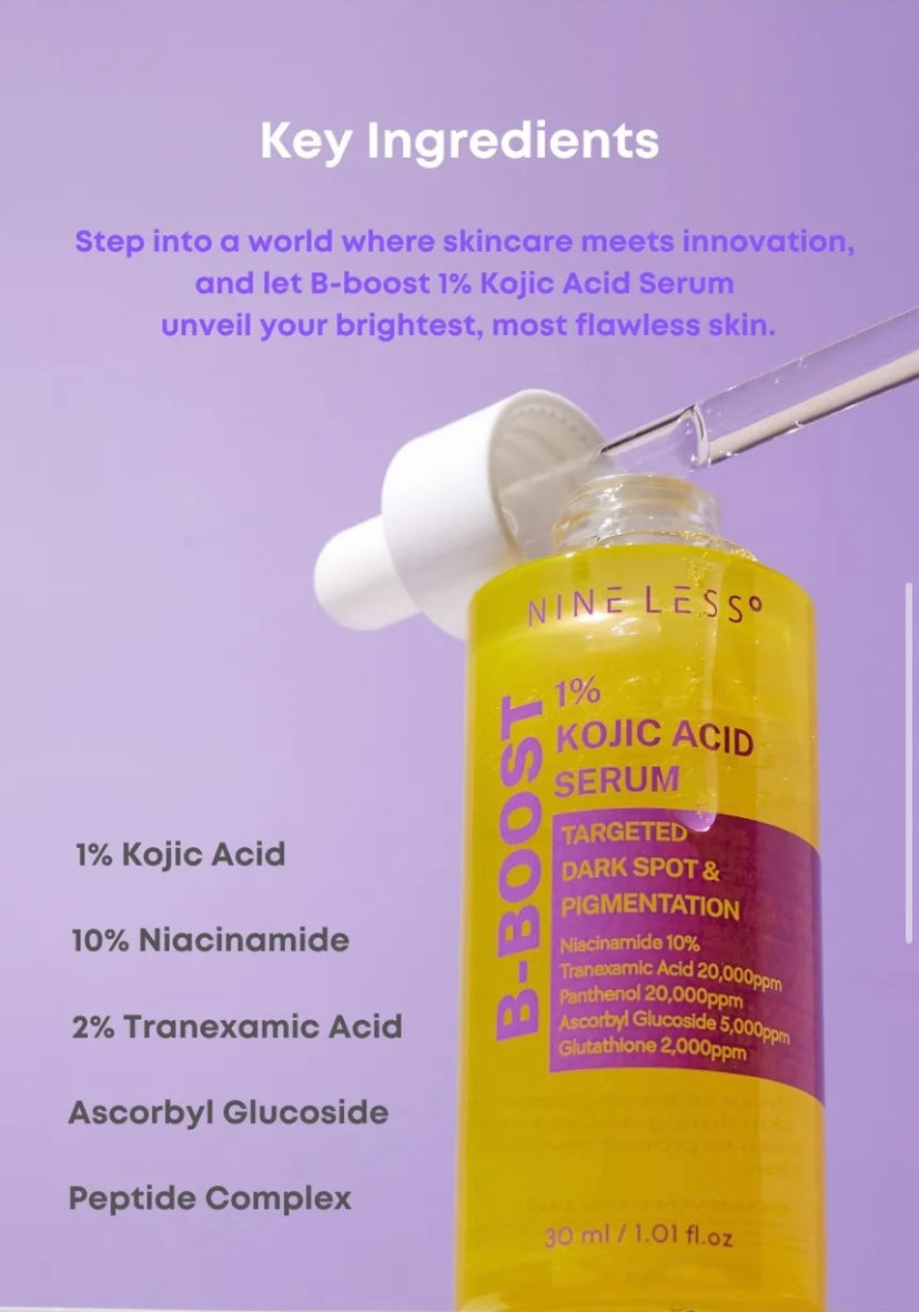 NINELESS - B-Boost 1% Kojic Acid Serum