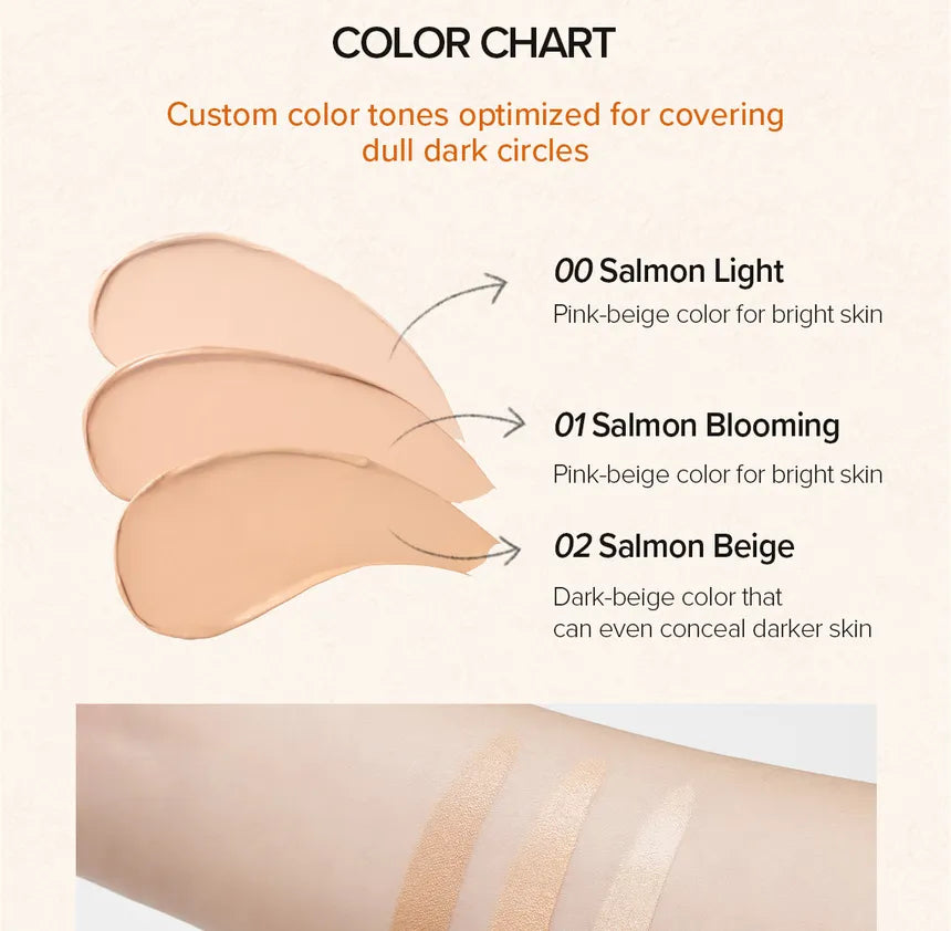 SKINFOOD - Salmon Darkcircle Concealer Cream - 3 Colors