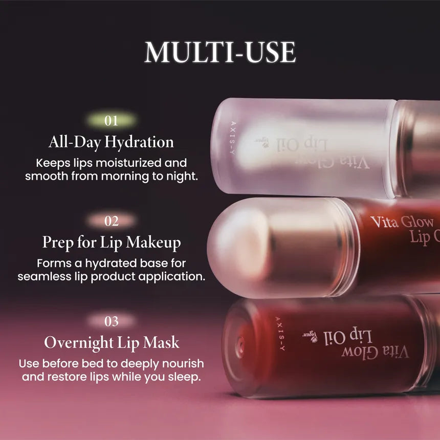 AXIS - Y - Vita Glow Lip Oil - 3 Colors