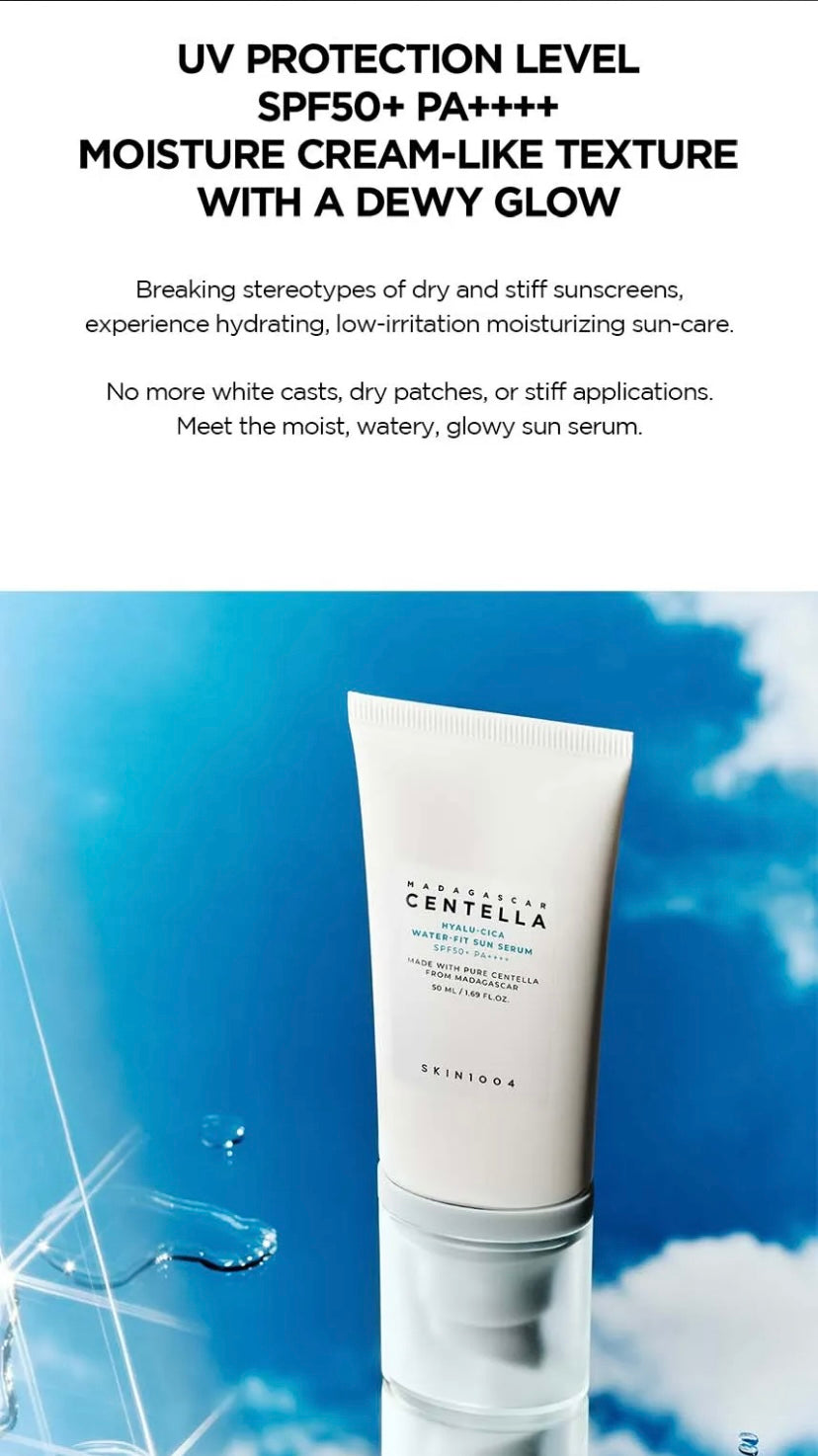 SKIN1004 - Madagascar Centella Hyalu-Cica Water-Fit Sun Serum Mini