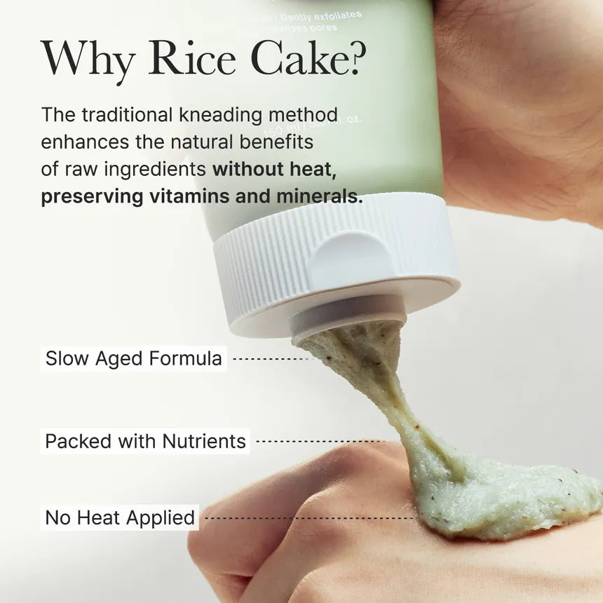 Arencia - Green Tea + LHA Deep Pore Rice Cake Cleanser