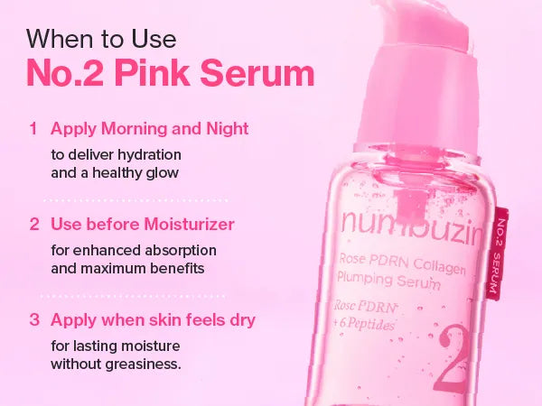 numbuzin - No.2 Rose PDRN Collagen Plumping Serum
