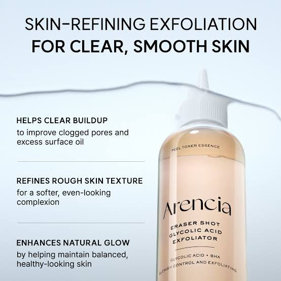 Arencia Eraser Shot Glycolic Acid Exfoliator (Toner)