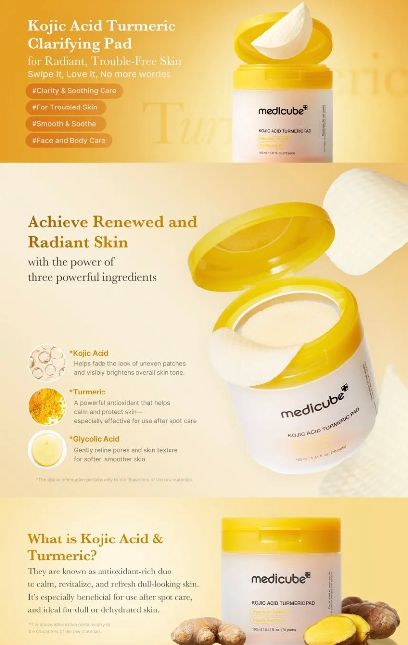 medicube - Kojic Acid Turmeric Pad