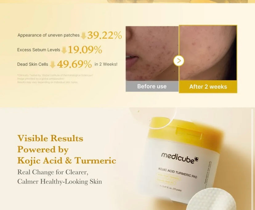 medicube - Kojic Acid Turmeric Pad