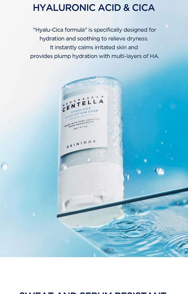 SKIN1004 - Madagascar Centella Hyalu-Cica Silky-Fit Sun Stick