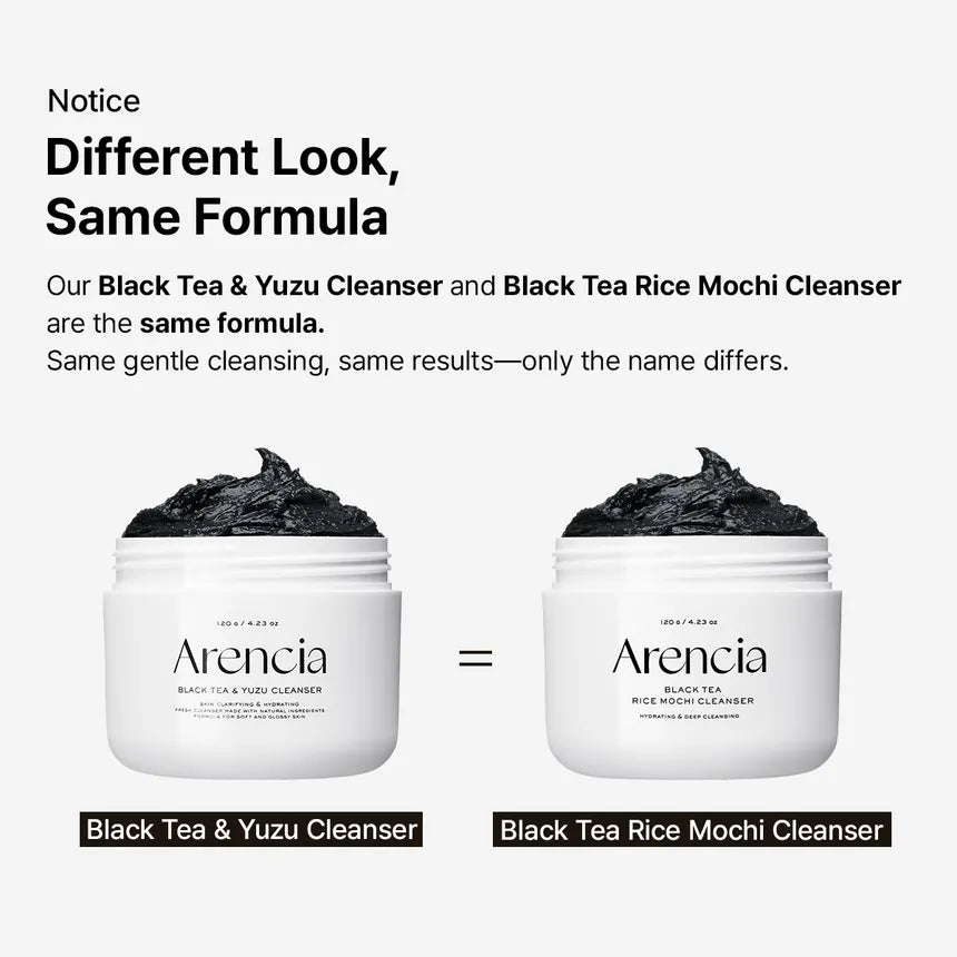 Arencia - Black Tea Rice Mochi Cleanser