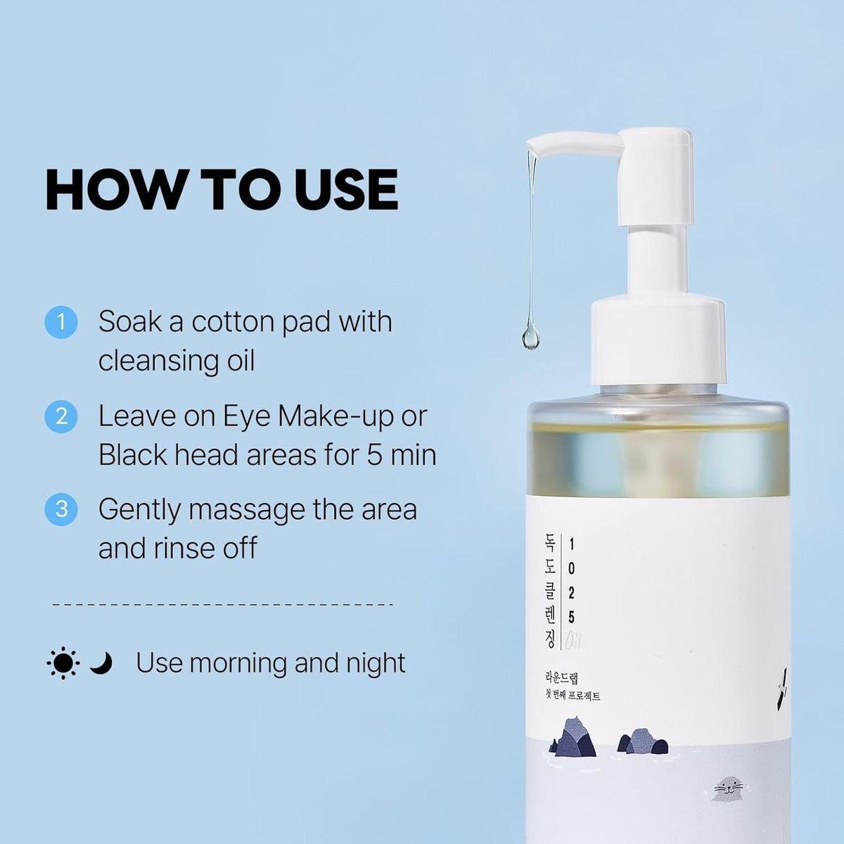 ROUND LAB - 1025 Dokdo Cleansing Oil - Image 4