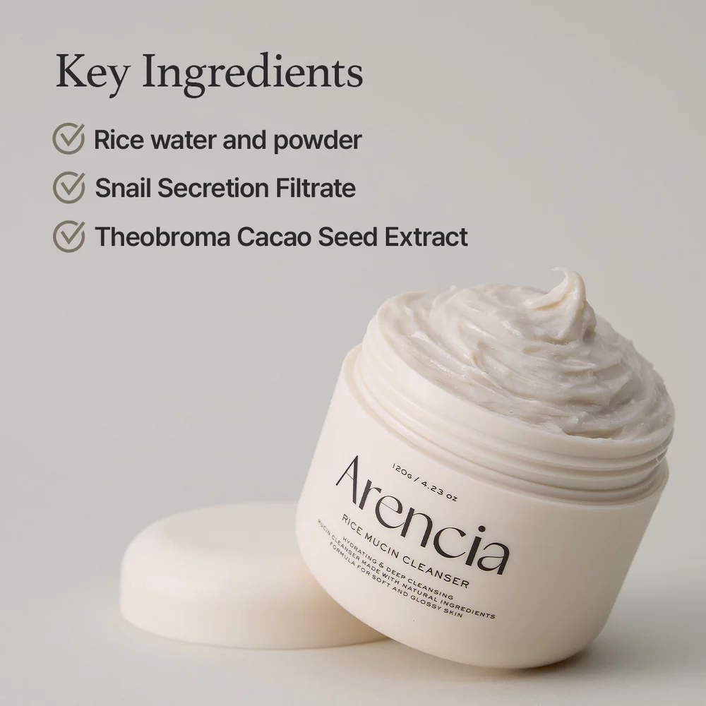 Arencia - Rice Mucin Cleanser - Image 2