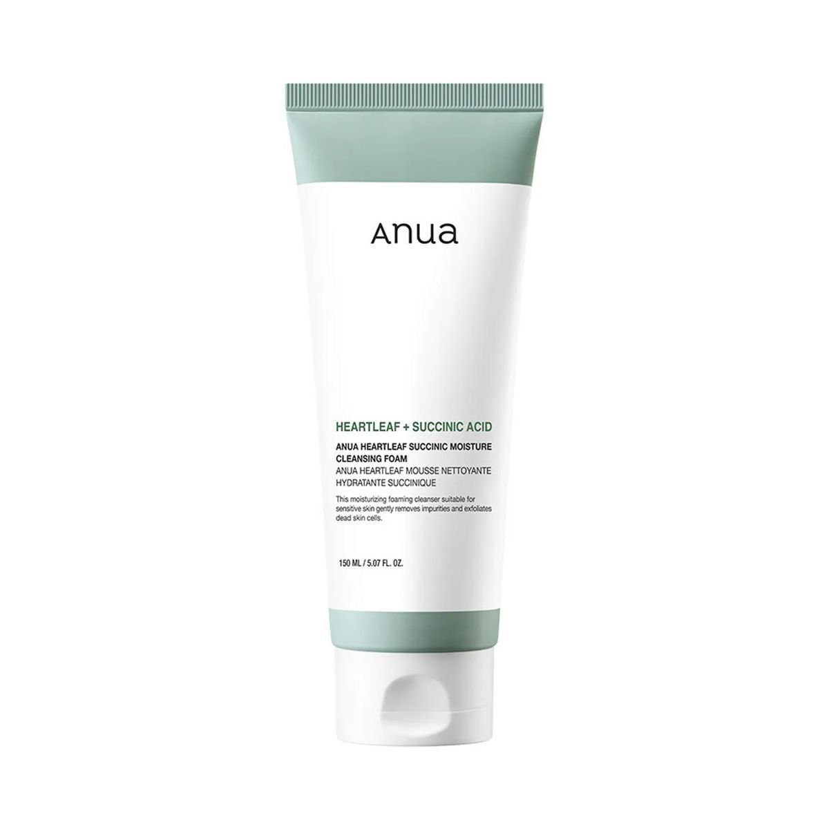 Anua - Heartleaf Succinic Moisture Cleansing Foam
