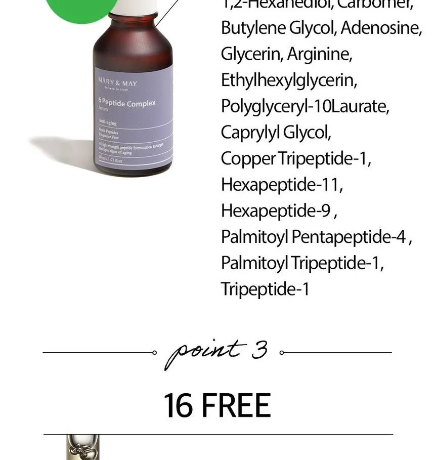Mary&May - 6 Peptide Complex Serum - Image 5