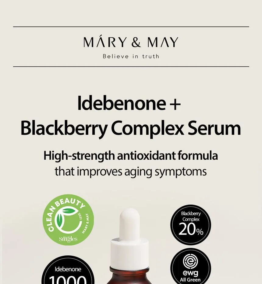 Mary&May - Idebenone + Blackberry Complex Serum - Image 6