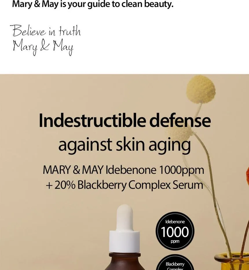 Mary&May - Idebenone + Blackberry Complex Serum - Image 2