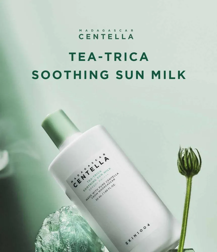 SKIN1004 - Madagascar Centella Tea-Trica Soothing Sun Milk - Image 2