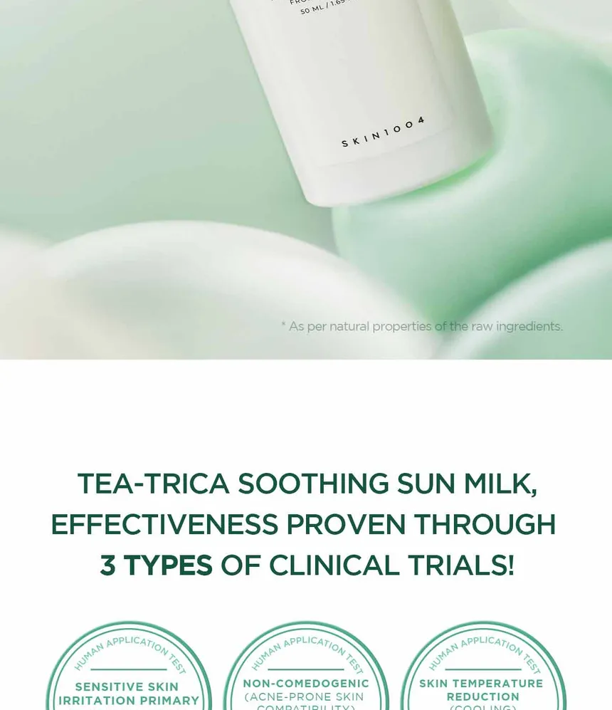SKIN1004 - Madagascar Centella Tea-Trica Soothing Sun Milk - Image 4