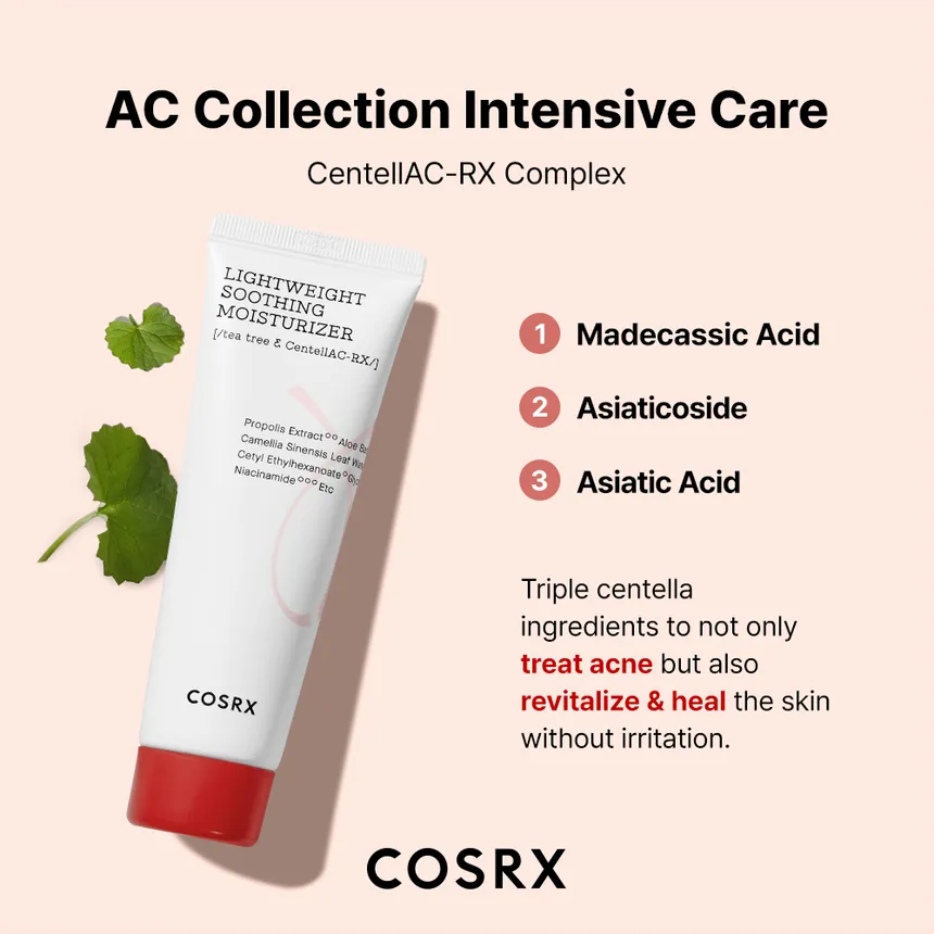 COSRX - AC Collection Lightweight Soothing Moisturizer - Image 3