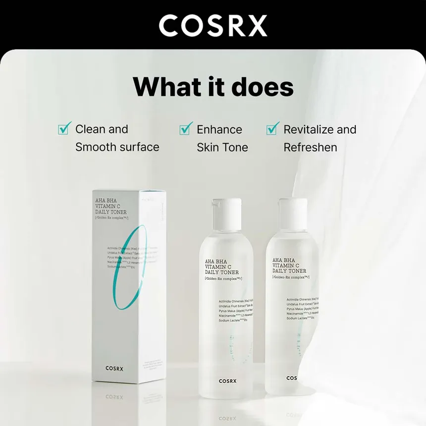 COSRX - Refresh AHA BHA Vitamin C Daily Toner - Image 2