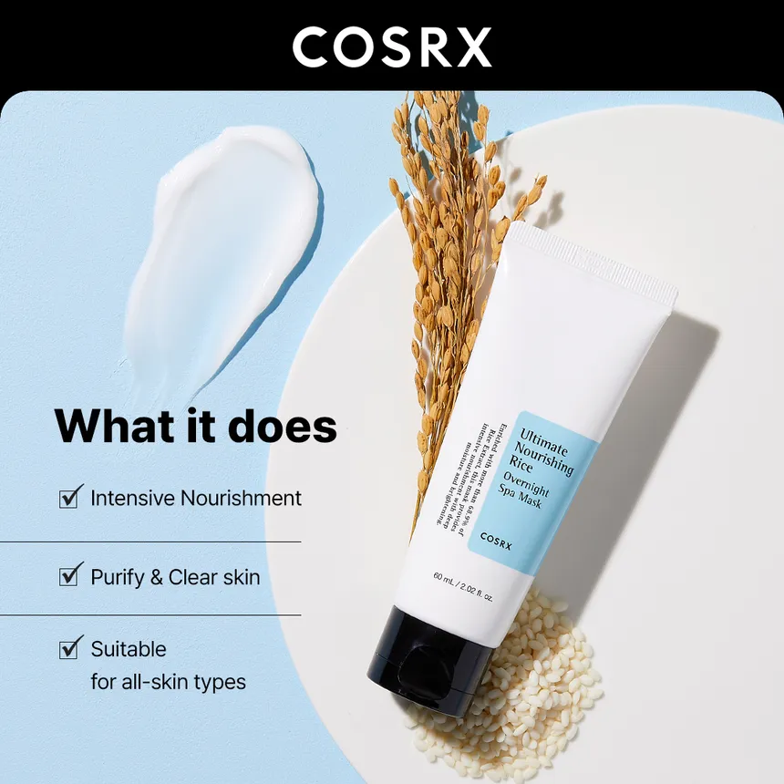 COSRX - Ultimate Nourishing Rice Overnight Spa Mask - Image 2