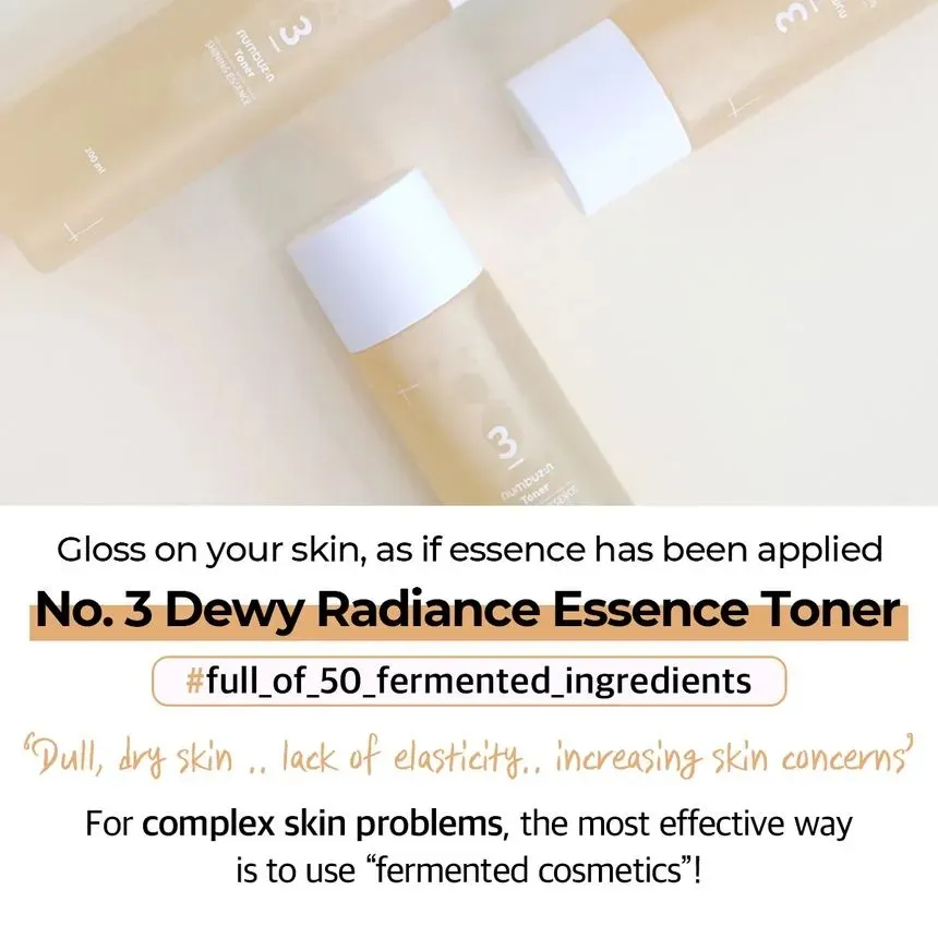 Numbuzin - No. 3 Super Glowing Essence Toner - Image 3
