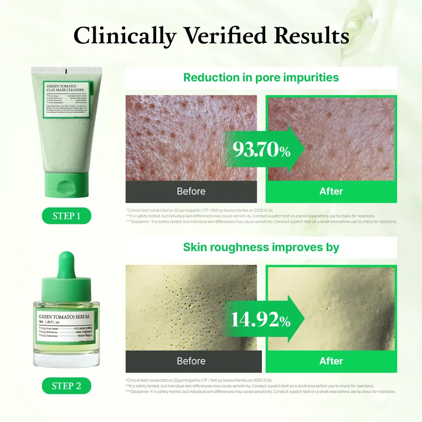 FULLY - Green Tomato Clay Pack Cleanser Mini - Image 5