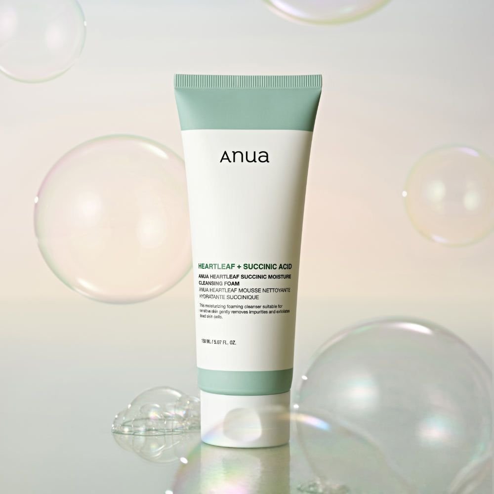Anua - Heartleaf Succinic Moisture Cleansing Foam - Image 2