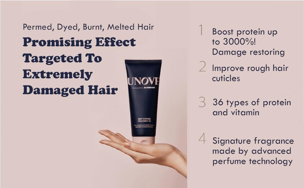 Dr.FORHAIR - UNOVE Deep Damage Treatment EX Jumbo - 2 Types - Image 2