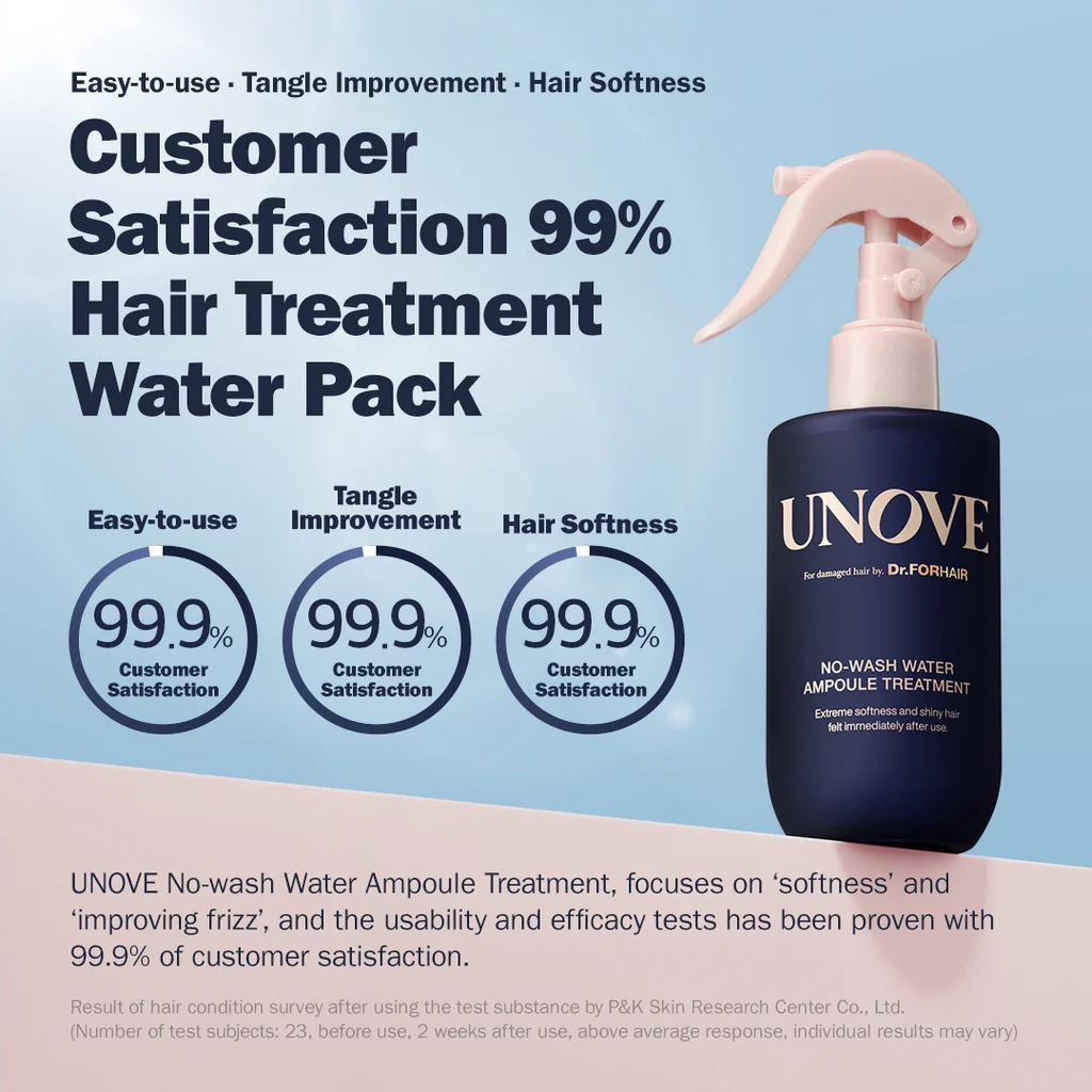 Dr.FORHAIR - UNOVE No-Wash Water Ampoule Treatment - Image 3